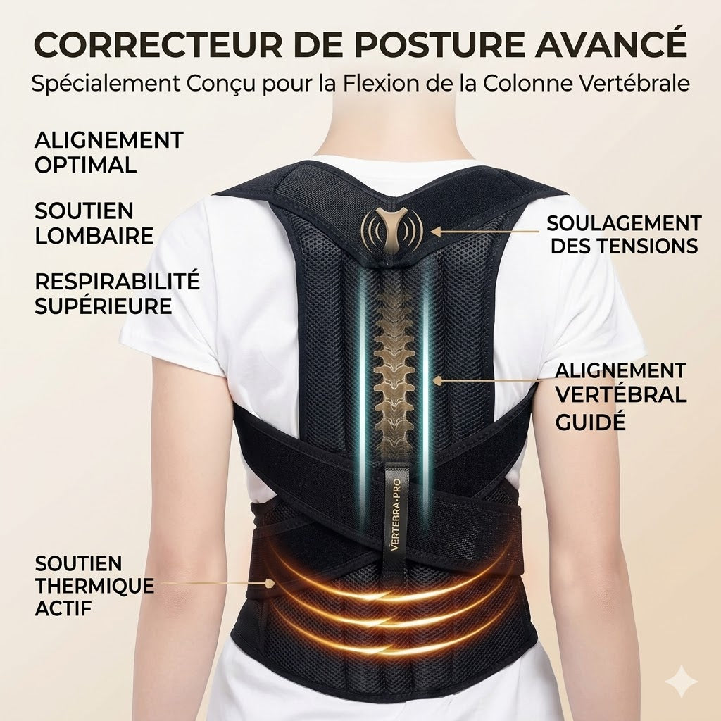 Correcteur de Posture Orthopédique : Maintien Dos & Épaules