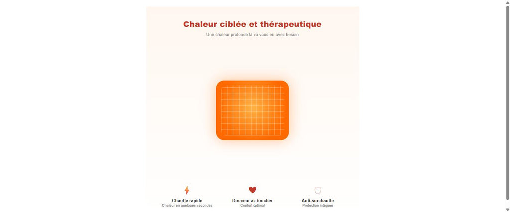 Ceinture Chauffante Lombaire - Chaleur Réglable