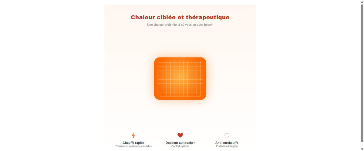 Ceinture Chauffante Lombaire - Chaleur Réglable