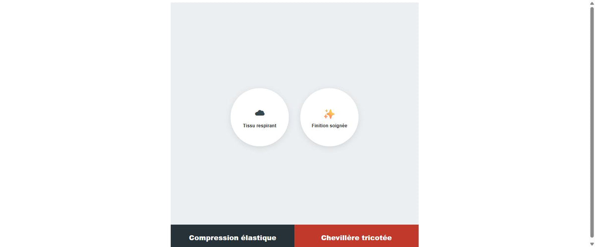 Chevillère de Compression Sport