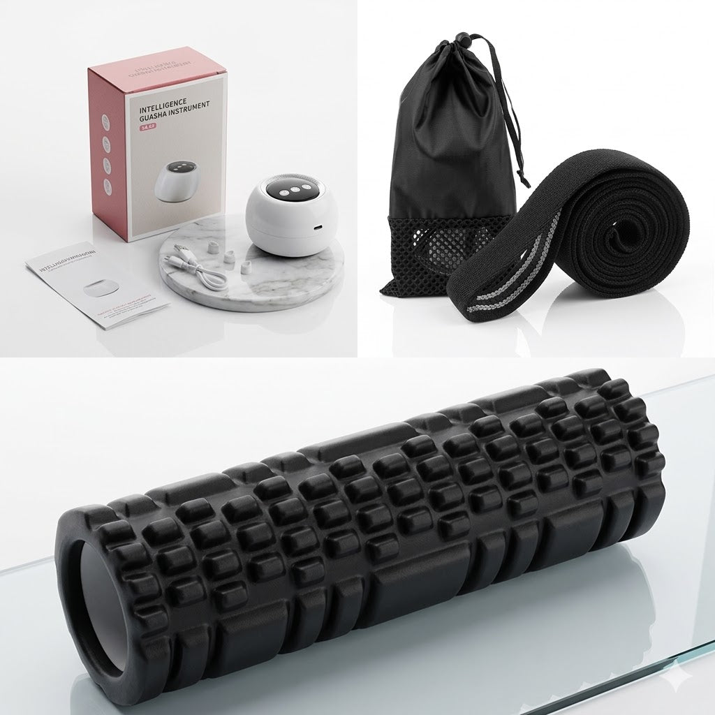 Pack Récupération Élite : Scraping Électrique & Rouleau de Massage