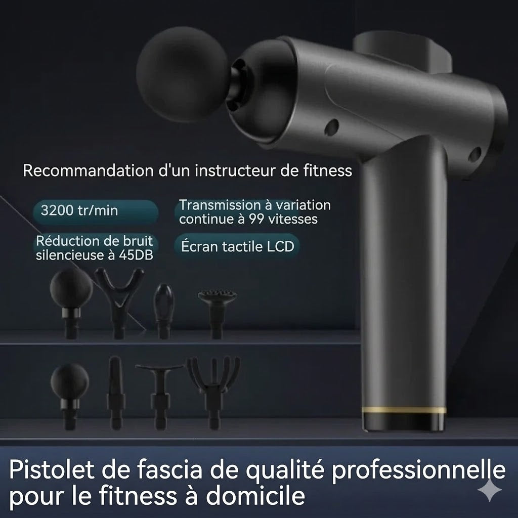 Pistolet de Massage Musculaire Pro : Récupération & Performance